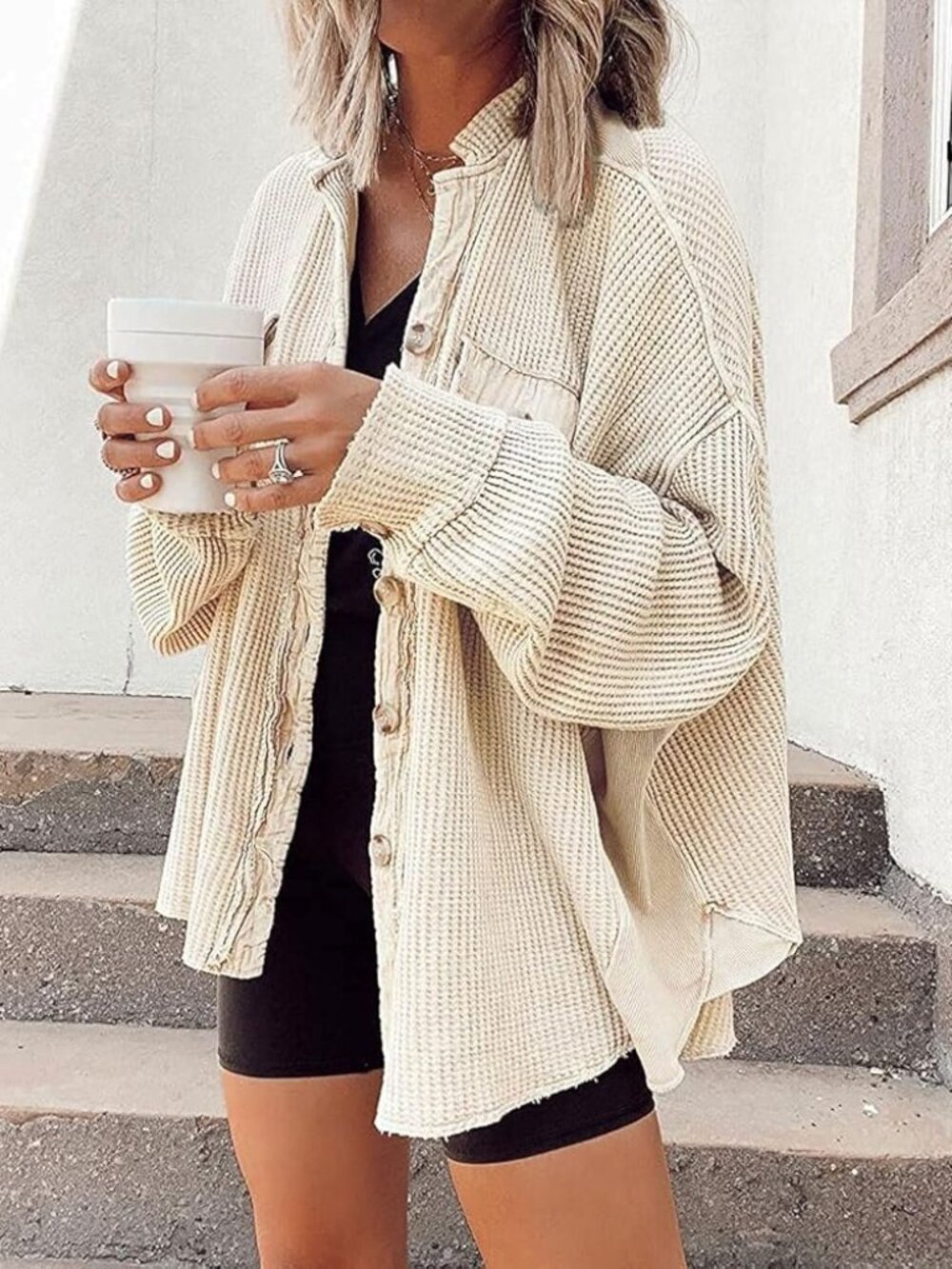 Shop Talulah Floral Embroidered Chunky Knit Sweater Cream Large L Madi Nelson